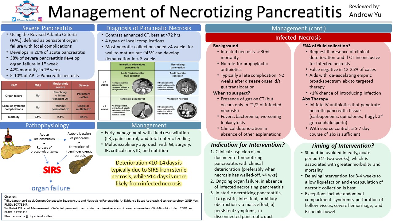Management of Necrotizing Pancreatitis
