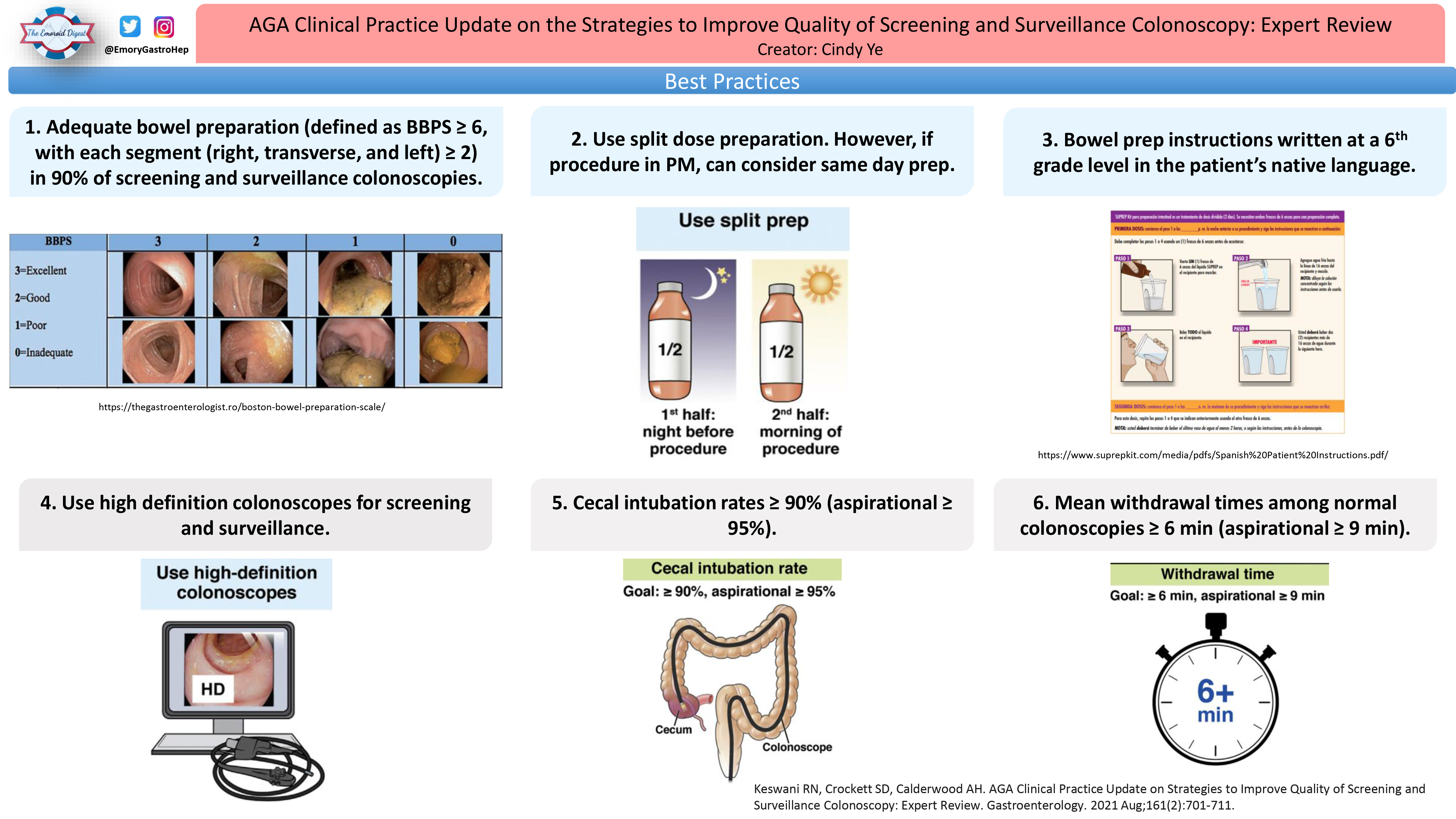 AGA Clinical Practice Update on the Strategies to Improve Quality of Screening and Surveillance Colonoscopy: Expert Review